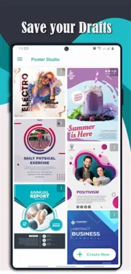 Poster Maker & Social Posts android App screenshot 6